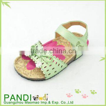 2015 Guangzhou factory fashion design flat sandals for kids