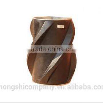 Spiral Vane Thermoplastic Polymer Solid Rigid Centralizer