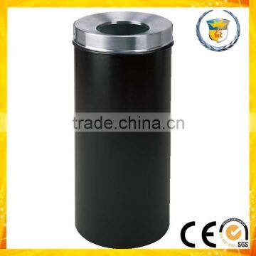 beveled and round open top floor standing hotel lobby waste bin