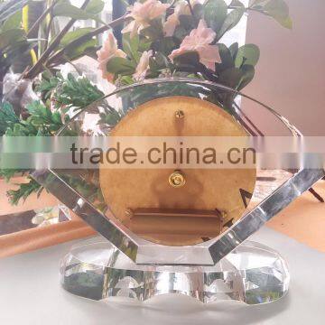 Crystal Table Clock Fashion Crystal Mini Clocks photo-2