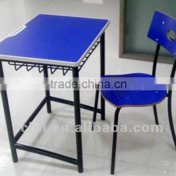 cheap school desk and chair / middle school desk and chair/ classroom table and chair / study chair tables wood furniture