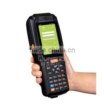 Rugged industrial handheld android PDA wireless with thermal printer and barcode scanner support secondard developing