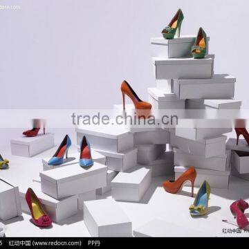 Shoe Box With Window High Quality Elegent Custom Pritning Shoe Boxes photo-6
