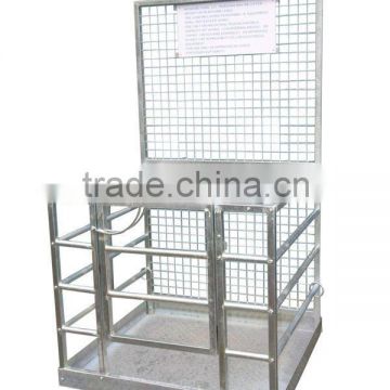 Forklift safety cage