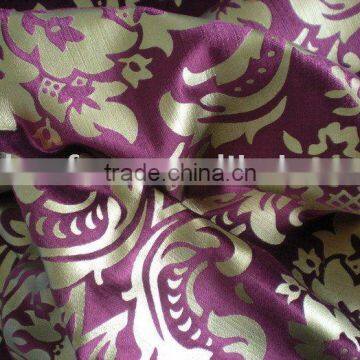 woven twill bronzing velveteen fabric for decorative fabrics