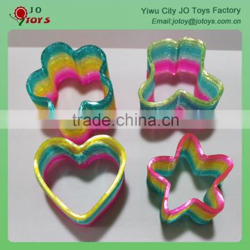 Magic Plastic Butterfly Shape Rainbow Spring Toys