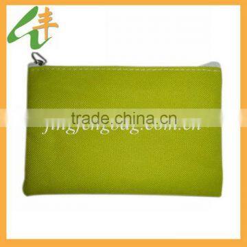 zippered polyester plain clutch bag
