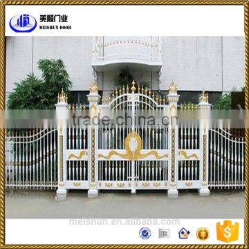 Beautiful wrought aluminum gate designs for home