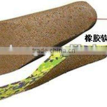 2012 new natural cork insoles