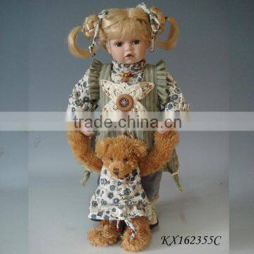 16'' Handmade in porcelain ceramic doll porcelain doll collection