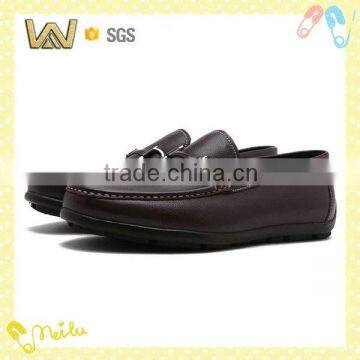 Soft leather flat loafers men dress shoes