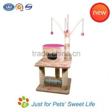 Hot sale cat scratcher cat tree furniture