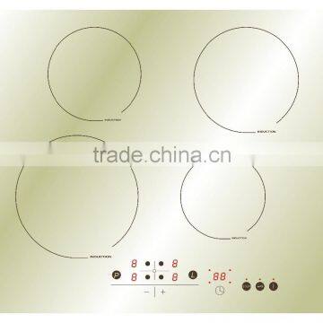 2015 ETL CE CB certificate Transparent Color Four Burner Induction Cooker with Sensor Touch Control / DHI-D73
