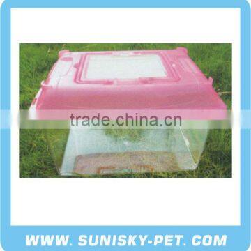 Transparent Plastic Pet Box with Cover