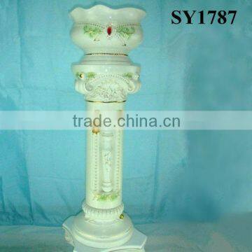 New design roman column decoration home flower pot