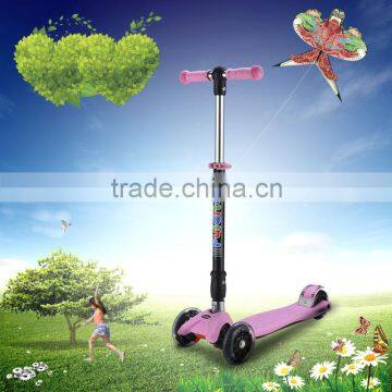 2016 New top quality folding kids push scooter,kick scooter for wholesale