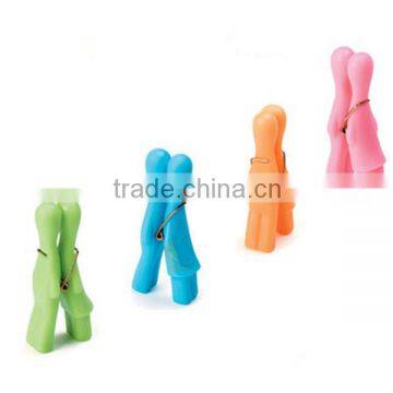 10 PCS Plain Hanging Photo Clip Clothes Laundry Clip Peg