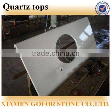 Polishing quartz stone tops