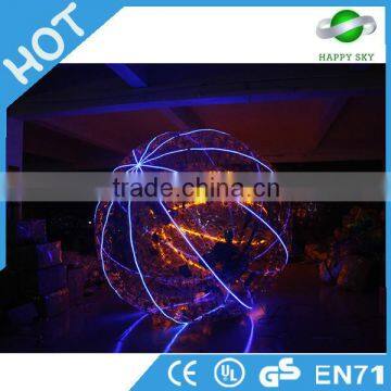 Colourful LED human hamster balls,LED zorb ball prices,LED zorbing ball for sale