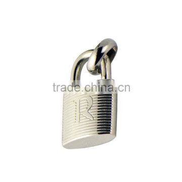 HMC P0182 Custom Design Elegant Lock Pendant Stainless Steel "R"Pendant