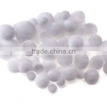 White Craft Polypropylene neno pompons