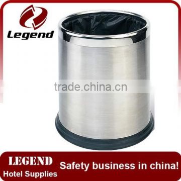 Indoor Standing Metal removable trash bin For Hotel and Office