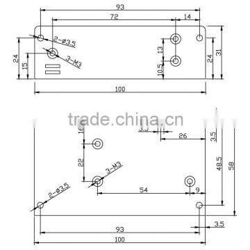 9v ac dc Power Spply Switched 220vac to 9v 15w P10-15-A Series photo-2