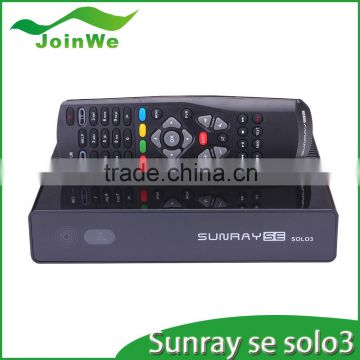 Newest Sunray se solo3 same function as solo se Enigma2 Linux decoder 1300 MHz DVB-C cable tuner sunray se solo 3