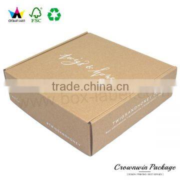 High quality whole sales 2mm thickness corrugated shoe box