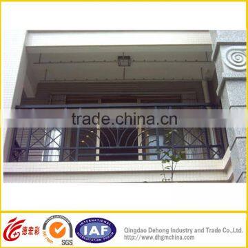 Factory Price Customized Power Coated Security Wrought Iron Balcony Railing photo-2