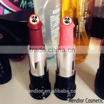 Mendior Penis Lipstick matte color lipstick wedding birthday special fun gift lip balm OEM