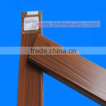 6063 T5 wood grain aluminum profile