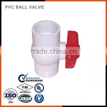 plastic injection pvc 3 way ball valve high quality pvc valves