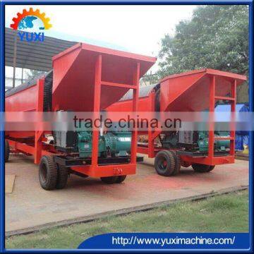 Mobile Mini Portable Trommel Screen Gold Washing Plant/Gold mining machine/gold trommel screen manufacturer made in China                        
                                                Quality Choice