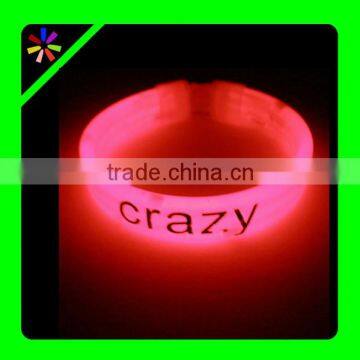 Red glow stick bracelet with good quality EU standard