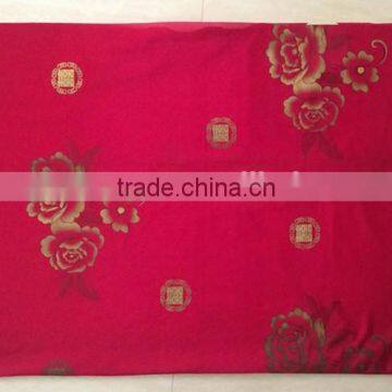 100% Polyester Flash Powder Flower Print Fabric