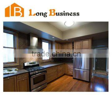 LB-JL1089 Ready luxury american style solid wooden kitchen with cabinet door hinge