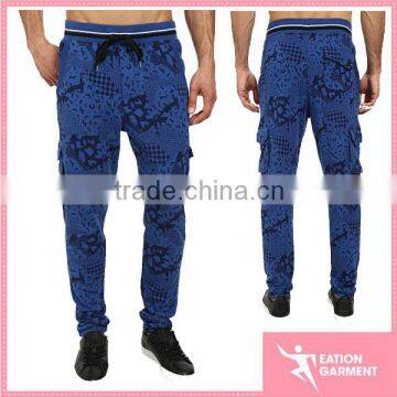 Hot Sale Custom Printed Mens Track Jogger Baggy Sweat Pants for men