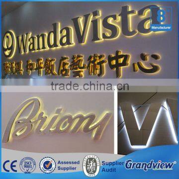 Company / Hotal Lobby Reverse back lit LED Channel Letter sign