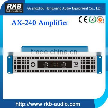 AX-240 two channel professional audio amplifier