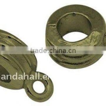 Tibetan Style Hangers, Lead Free, Antique Bronze Color, about 13x8x5mm, hole: 2mm(PALLOY-E0037-AB-LF)