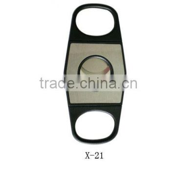 metal double-blade cigar cutter for promotion