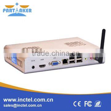 Mini PC+Power Supply+Power Cord (three types for optional)+PC Stand Dual Core Mini Fanless Pc