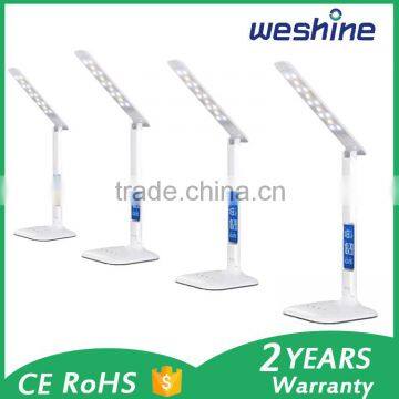 white touch sensor LED desk lamp with calendar eyes protection lamp