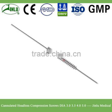 Cannulated Headless Compression Screws, Orthopedic Trauma Implants