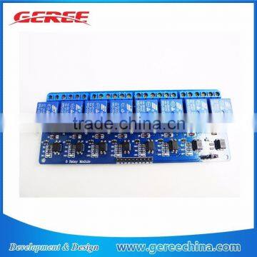 5V 8-Channel Relay Module with Optocoupler Low Level Triger Stable for Arduino