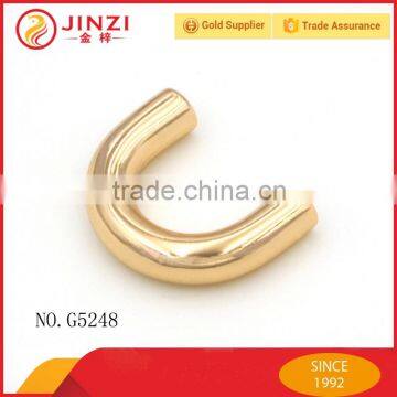 2016 Fashion Metal Plating Gold Curved Metal Bag Fitting photo-2