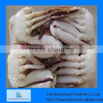 Frozen half cut crab cutting swimming crab