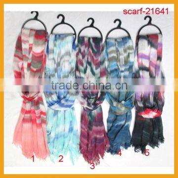 lady print modal scarf