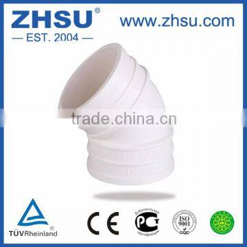 50-200mm upvc 45 degree elbow